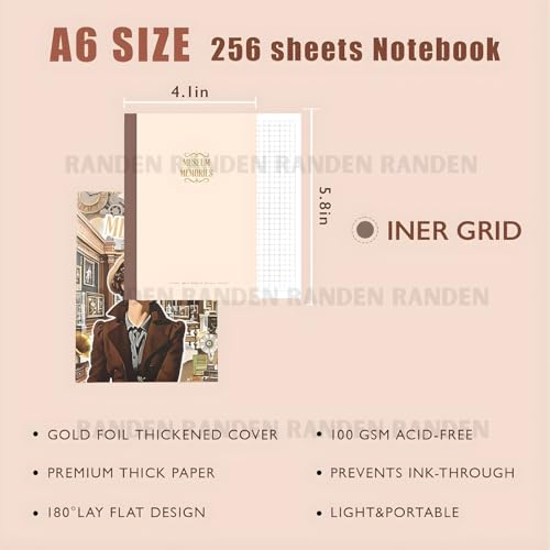 Image of RANDEN Museum Journaling Kit, 346PCS Vintage Scrapbook & Stationery Set with Aesthetic Stickers, Ephemera Pack and Journal Supplies for Bullet Journals, Planners, Albums & Creative Crafts (Museum)