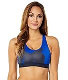 adidas Women's Standard Marimekko Believe This Bra, Bold Blue/Ink, Medium