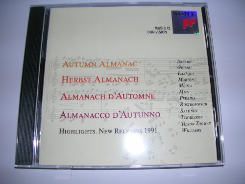 Sony Herbst Almanach - New Releases 1991