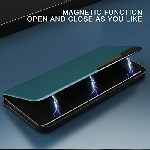 XD Designs Capa para Samsung Galaxy S22/S22 Plus/S22 Ultra 5G, Smart View Window Flip Capa Magnética