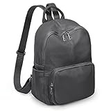 YALUXE Women's Real Leather Backpack Purse Convertible Shoulder Bag Versatile Daypack