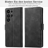 Etui na telefon komórkowy do Samsung Galaxy S23 Ultra [z folią ochronną S23 Ultra] do Samsung Galaxy S23 Ultra 5G, składane, skórzane etui z klapką, odporne na uderzenia, etui z klapką