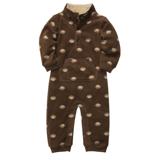 Combinaison micropolaire Carter's marron 24 mois pour garder bébé au chaud en hiver