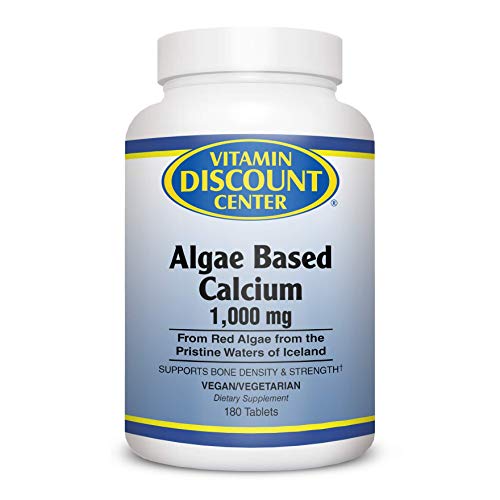 Vitamin Discount Center Algae Based Calcium, 180 Tablets #TOP2