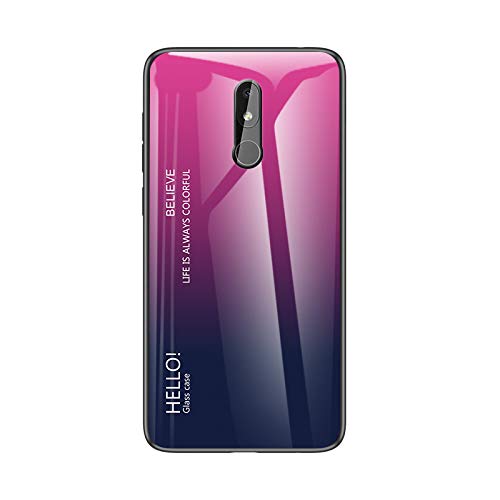 SWMGO® Gradient Color Anti-Arañazos Vaso Funda para Nokia 3.2 (9)