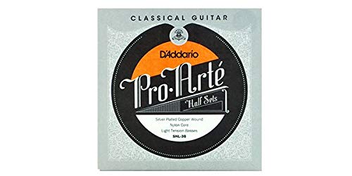 DADDARIO (__I) NVbNM^[ SNL-3B Half Set Pro-Arte Silver Plated Copper Light Tension