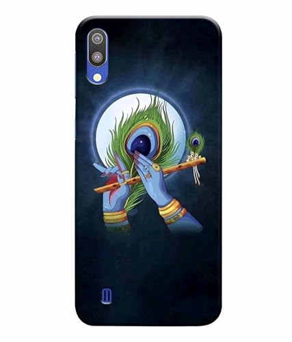 Image of Printed Hard Back Case Cover & Compatible for Samsung Galaxy M10 | Krishna Vector Art (Multicolor) - D1200