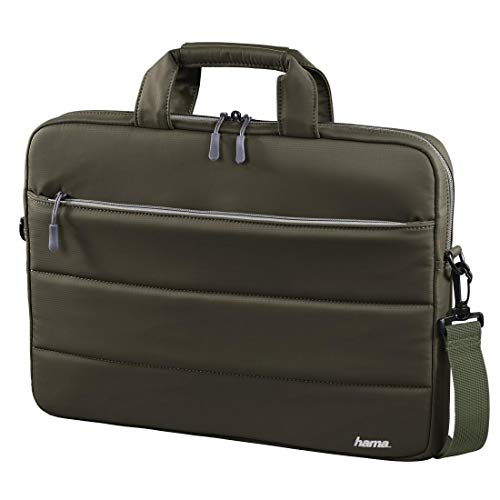 Hama Toronto 14 Olive Aktentasche – Laptoptaschen (Aktentasche, 35,8 cm (14,1 Zoll), Schultergurt, 320 g, Olivgrün