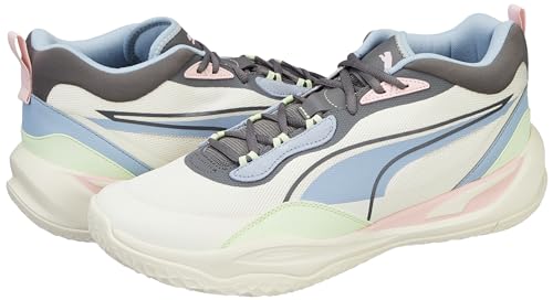 Image of Puma Playmaker Textile Mid Boot Lace Up Mens Casual Shoes