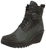 Sohle: Gummi FLY LONDON Damen YEZI247FLY Stiefelette, Diesel/Grey Slate, 38 EU