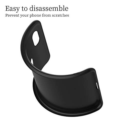 X-Level Google Pixel 3 Case, Mobile Phone Case [Guardian Series] Soft Tpu Matte Finish Slim Fit Ultra Thin Light Protective Cell Phone Back Cover For Google Pixel 3-Black #TOP3