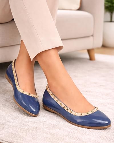 Image of Women Girls Slip On Ballet Flats