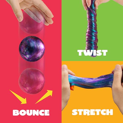JOYIN Galaxy Color-Changing Putty, Slime for Kids 4.2oz, Therapy Putty, Fidget Toys Adults, Squishy Sensory Toys for Kids, Anxiety Stress Relief Gifts for Adults, Desk Fidgets