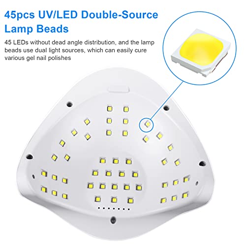 Fenshine SD Uv Led Nail Lamp, 220W Uv Nail Polish Light thumb #1