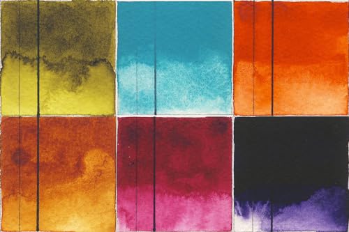 QoR High Chroma 6 Set by GOLDEN, 6 x 5 ml tubes, Professional Watercolor Paint Set - Thumbnail 3