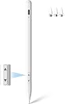 MEKO Dual System Stylus Pencil for Apple iPad & iPhone &Android, 2X Fast Charge Universal Stylus Pen for Touch Screen, Precision Stylus for Smartphone Tablets-White