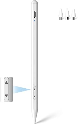 MEKO Universal Stylus Pen for Apple iPhone & Android & iPad, 2X Fast Charge Active Stylus Pencil for All Touch Screen, High Sensitivity Capacitive Stylus for Smartphone Apple Watch Tablet-White