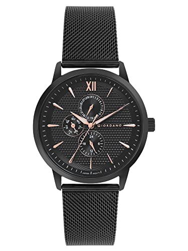 Image of Giordano Analogue Watch for Men with Stylish Mesh Band with Water Resistant Casual Wrist Watch to Complement Your Party Look - GD-50008