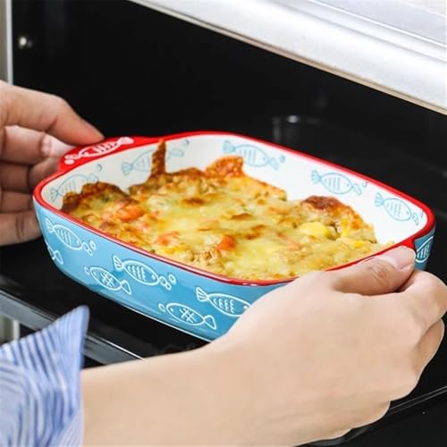 Naczynia do pieczenia Szeroki makaron z grilla, patelnie płaskim dnem, garnki gliniane(Średni)