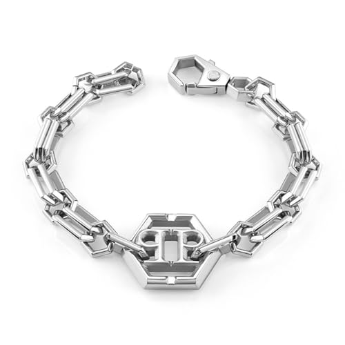 Philipp Plein Herren-Armband Edelstahl, recycelt One Size, Silber 32026368