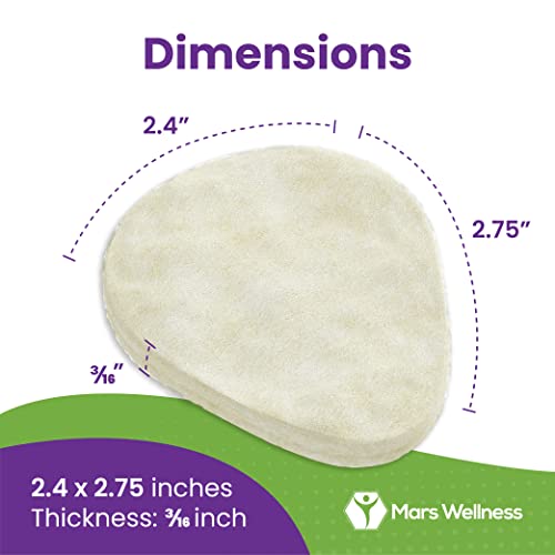 Image of Metatarsal Felt Foot Pad 3 /16 inch Thick - Made in USA - 6 Pairs (12 Pieces)