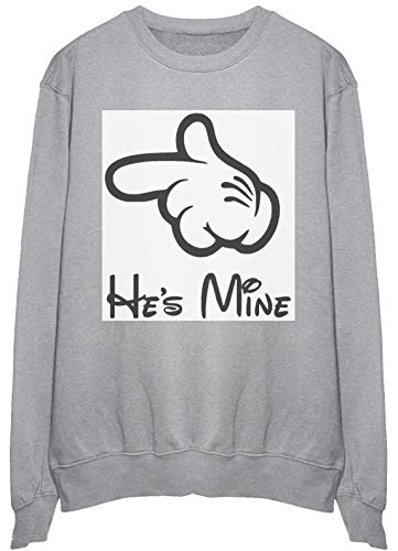 Hes Mine Sweatshirt Pullover Large pour un look oversize cosy en couple