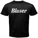 Popo Fashion Men Blaser Hunt Rifle R8 Firearm Shooting Hunting R93 Tshirt Black Black L