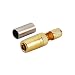 5pcs Rf Electronics Wire Terminal Coaxial Cable Copper Alloy Connector SMB Plug Straight Crimp for Rg58 Lmr195 Ships from USA