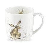tasse royal worcester Feines Knochenporzellan Wrendale Tasse 14756399, Good Hare Day