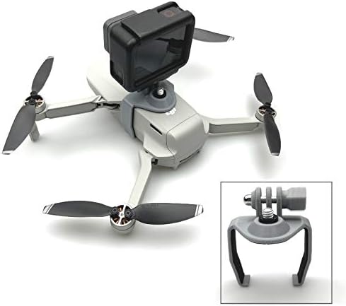 Extended Adapter Mount Bracket Holder for DJI Mavic Mini / Mavic Mini 2 Drone 1/4 Screw for insta360 Action Camera for GoPro 8 7 5 Accessories