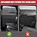 Surfcabin Dog Car Door Protector – 20% Larger Design for Sedans, Family Cars and Small SUVS, 2 Packs Thickened Waterproof Door Panel Covers, Protects Doors from Dog Scratching