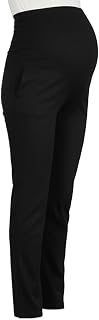 Women Maternity Pants for Pregnancy | High Waist Stretchable Over Belly Support Trousers | Soft Comfortable Maternity Legg... Price In India