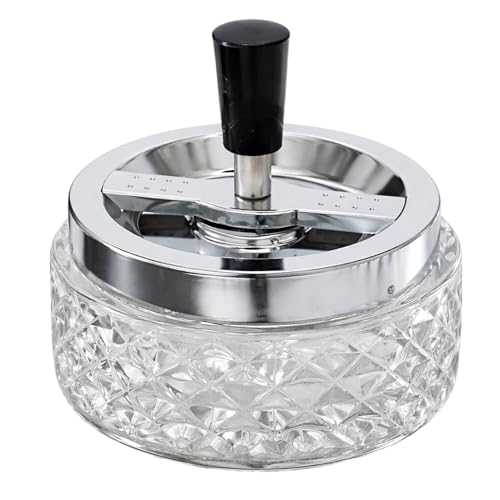 MonteCarlo Crystal Ashtray with Lid
