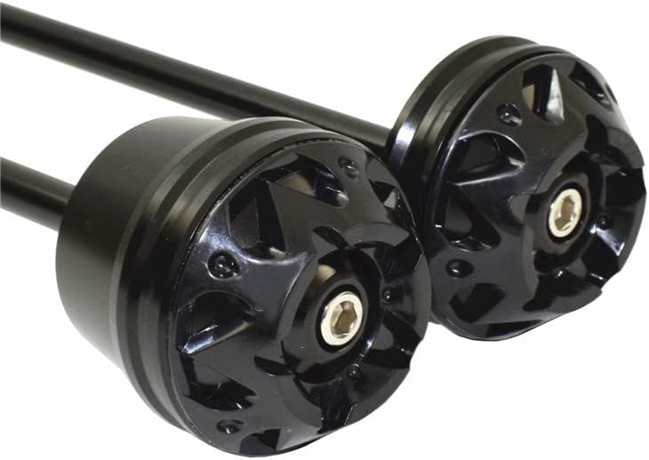 Front & Rear Wheel Fork Axle Slider Cap Crash Protector for Yamaha MT-07 FZ-07 FZ07 MT07 XSR 700 2014 2015 2016 2017 2018 2019 2020 (Black)