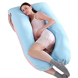 ★ Almohada multifuncional: una almohada perfecta para el embarazo, la lactancia o simplemente para acurrucarse. Las almohadas de embarazo agregan peso de algodón y longitud de almohada, que es más completa y adecuada para mujeres embarazadas.