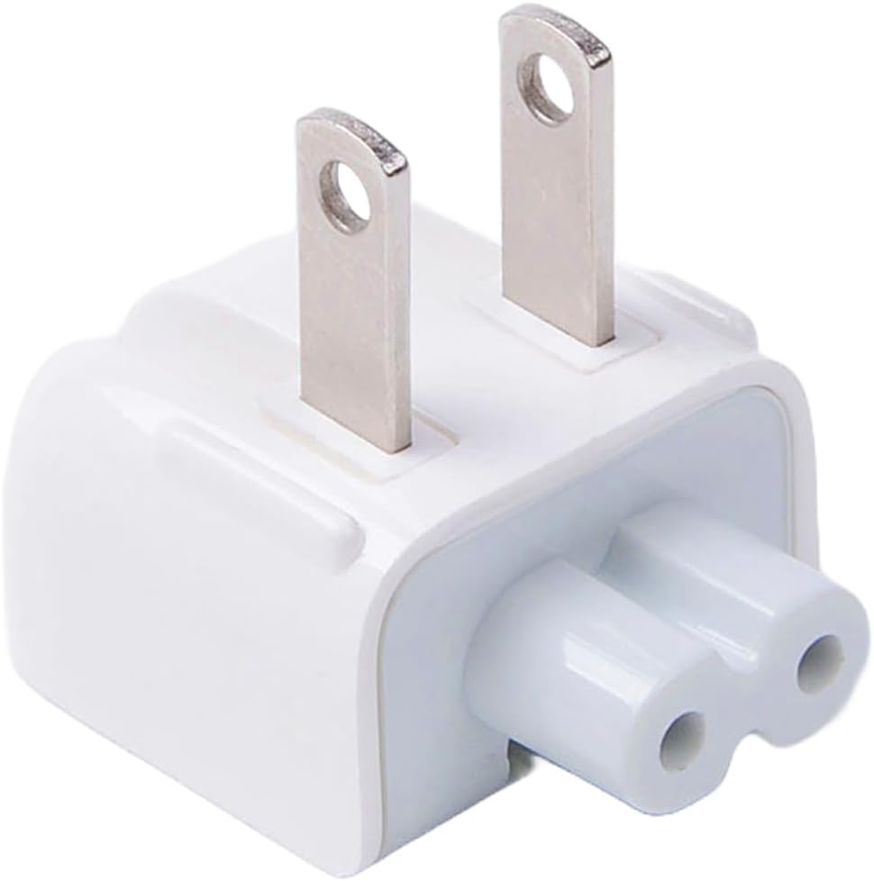 AC Plug Adapter for MacBook Wall Adapter AC Plug Power Adapter Plug for Mac Travel Charger Wall Plug Duckhead US Standard Duckhead for MacBook iBook iPhone iPod Head Power Adapter for MAC