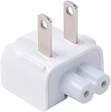 AC Plug Adapter for MacBook Wall Adapter AC Plug Power Adapter Plug for Mac Travel Charger Wall Plug Duckhead US Standard Duckhead for MacBook iBook iPhone iPod Head Power Adapter for MAC