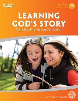 Spiral-bound MFW Learning Gods Story - Teachers Manual, 1st Grade Book