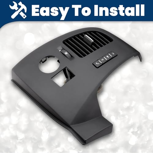 Driver Information Center Control Panel Air Vent Compatible with 2007-2013 Silverado Sierra 19159438 - Thumbnail 5