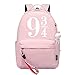 MMZ Poudlard Magic Rucksack Junior High School Student Backpack Sac de loisirs de voyage unisexe （#5）