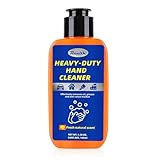 Realth Heavy Duty Hand Cleaner 3.38 Oz – Waterless Pumice Lotion with Natural Lemon Scent, Strong Grease Remover for Mechanics & Industrial Use