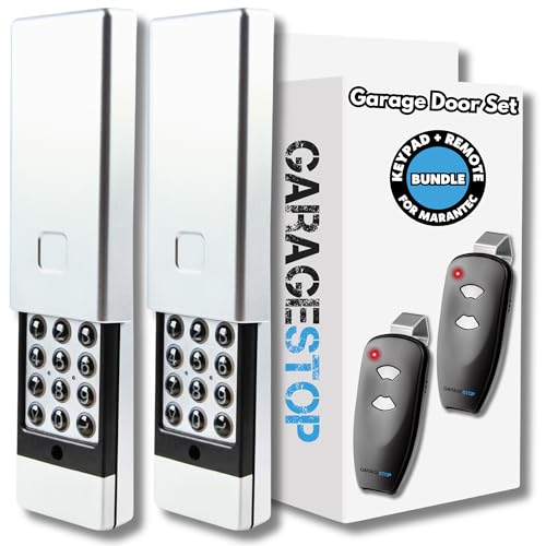 GARAGE STOP for Marantec Garage Door Keypad & Remote Bundle