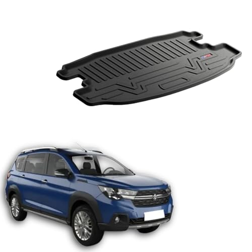 Image of 3D TPE Car Boot Mat for XL6 (All Models) Custom Fit, Heavy Duty & Anti-Slip Boot Mat | All Weather Resistant, Waterproof & Dustproof Trunk Liner, Car Dicky Mat for XL6