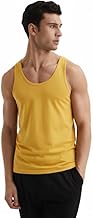 Moirai Premium 100% Cotton Vest for Men Sweat Absorbent Round Neck Slim Fit Undershirt Innerwear Men Tank Top Gym Vest Baniyan