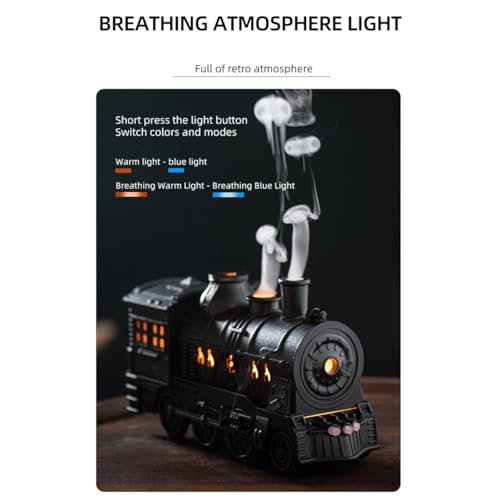 Difusor aromático eléctrico vintage diseño tren 300ml miniatura 4