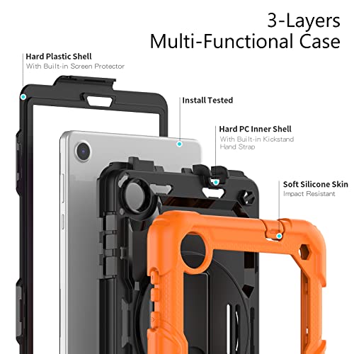 Coque Lenovo Tab M8 4e génération robuste pour usage familial orange - 6