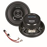 Im Lieferumfang enthalten: Crunch DSX120 12cm 2 Wege Koaxial Lautsprechersystem für Armaturenbrett für W124 E-Klasse Limousine und Coupé