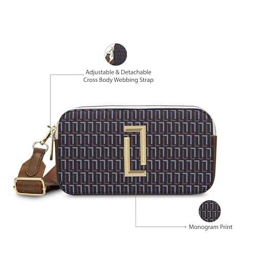 Image of Lavie Luxe Women's Mono Fenny Crossbody Sling Bag | Ladies Purse Handbag | Gift for Women