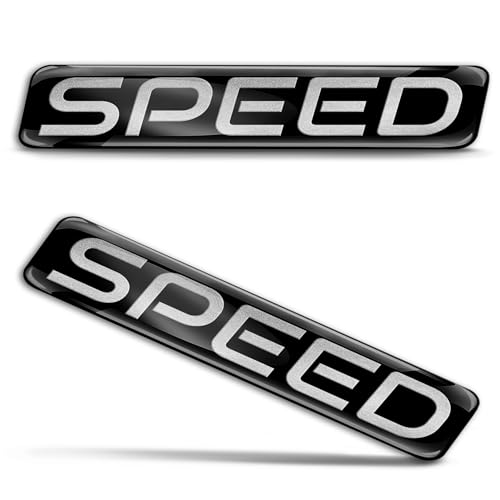 Biomar Labs 2 adesivi 3D in silicone gel per paraurti, decalcomanie, emblema tuning per auto, moto, casco, bici, KS 70