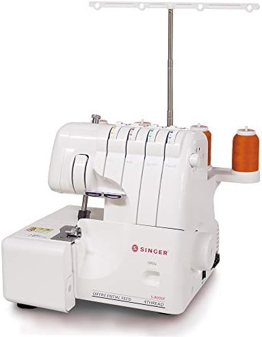 Amazon.co.jp: SINGER 2本針4本糸オーバーロックミシン 差動送り付き S 